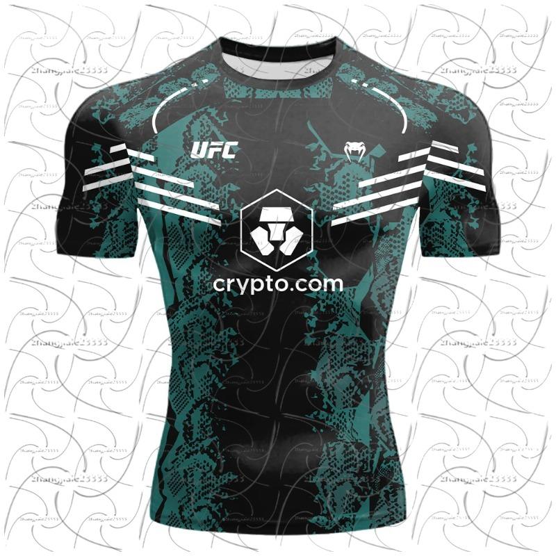 2026 Neues Heißverkauf UFC Boxkampf Chaser T-Shirt für Männer und Frauen Sommer Lässig Atmungsaktiv Übergroß Schnelltrocknend Oberteil