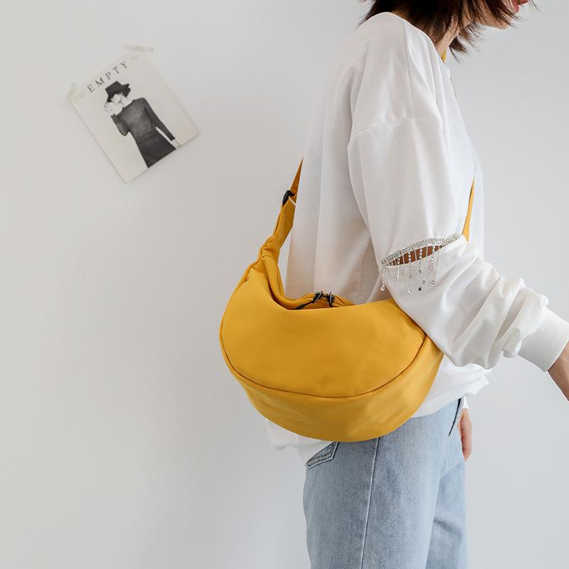 Women's Crossbody Bag Japanese Casual Dumpling Bag Wholesale Casual Nylon Cloth Women's Bag
