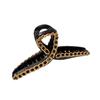 Faux Pearls Decor Banana Hair Claw Clip Styling Barrette Accessory for Women