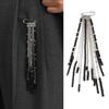 Beaded Tassel Pin Brooch Boho Chain Tassel Brooch Retro Dangle Brooch