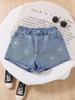 2026 Summer Rhinestone Denim Shorts for Teen Girls