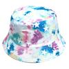 Europejsko-Amerykański Kapelusz Bucket Tie-Dye Chroniący Przed Słońcem: Dwustronny Design Graffiti dla Mężczyzn i Kobiet