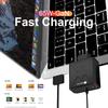 PD65W Universal Charger - CE, ROHS, FCC Certified, With Type-C QC3.0, Supports Australian, British, European, and American Standards, A+C Port.