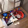 Custom Name Personalized Makima Chainsaw Man Print Carpet, Versatile Home Decor Rug, for Playroom, Apartment, Balcony, Entryway, Hallway Gift