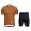Unisex Summer Cycling Jersey Set: Breathable, Sweat-Absorbing Short Sleeve Top & Shorts