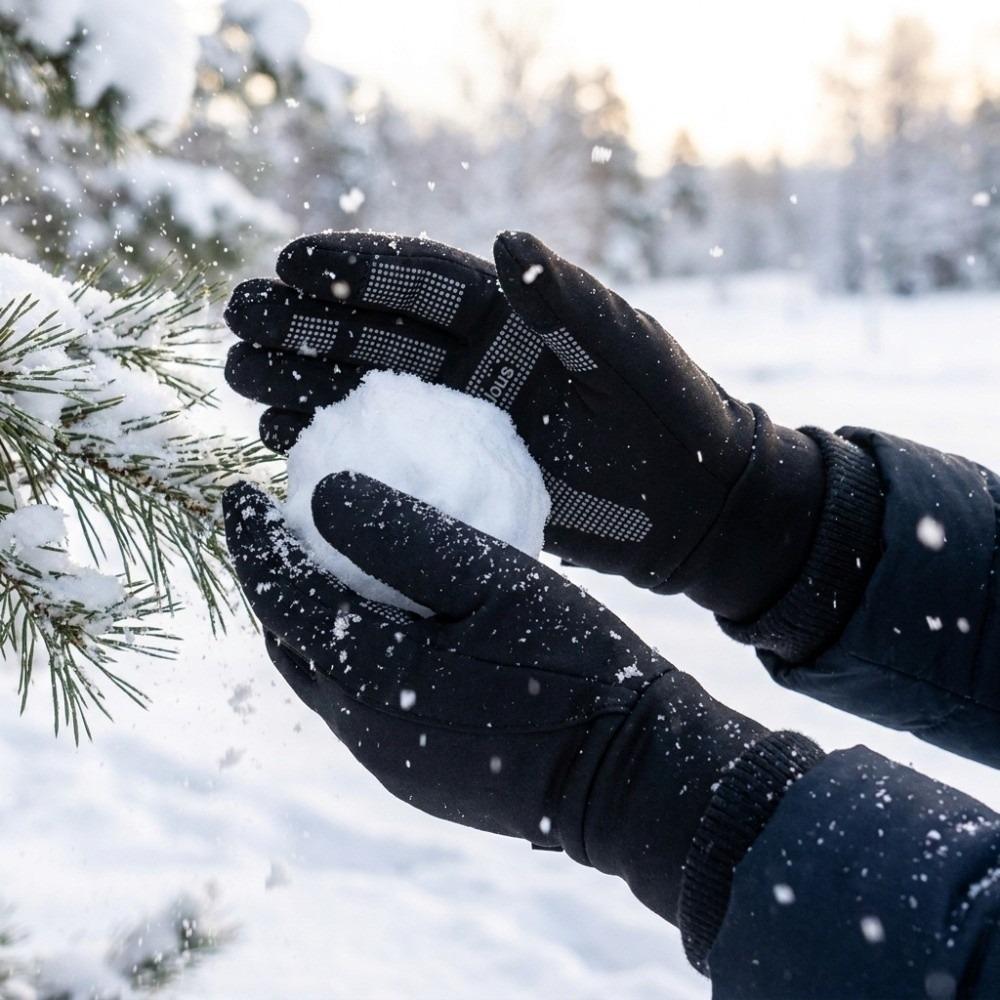 Full Finger Thermal Cycling Gloves Waterproof Ski Gloves Winter Touchscreen Gloves Daily