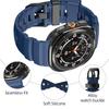 Soft Rubber Band For Samsung Galaxy Watch 8 Classic 46mm Strap Man Sport Bracelet for Samsung Galaxy Ultra 47mm Curved End Watch 8 44mm 40mm Wristband