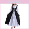 Elegant Medieval Renaissance Dress For Women Featuring Stylish Square Neckline And Figure-hugging Design