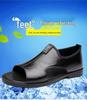 Men's Plus Size 48 Casual Leather Sandals, Summer 2025 Non-Slip Breathable Driving Shoes.
