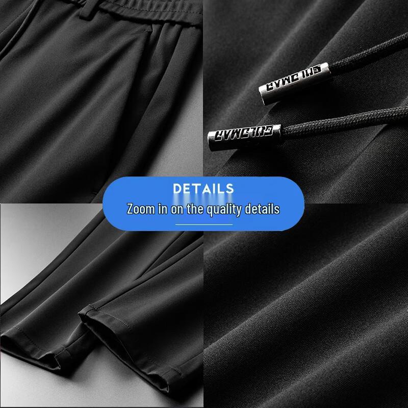 TUCANO Men's Ice-Cool Breathable Straight-Leg Business Casual Pants