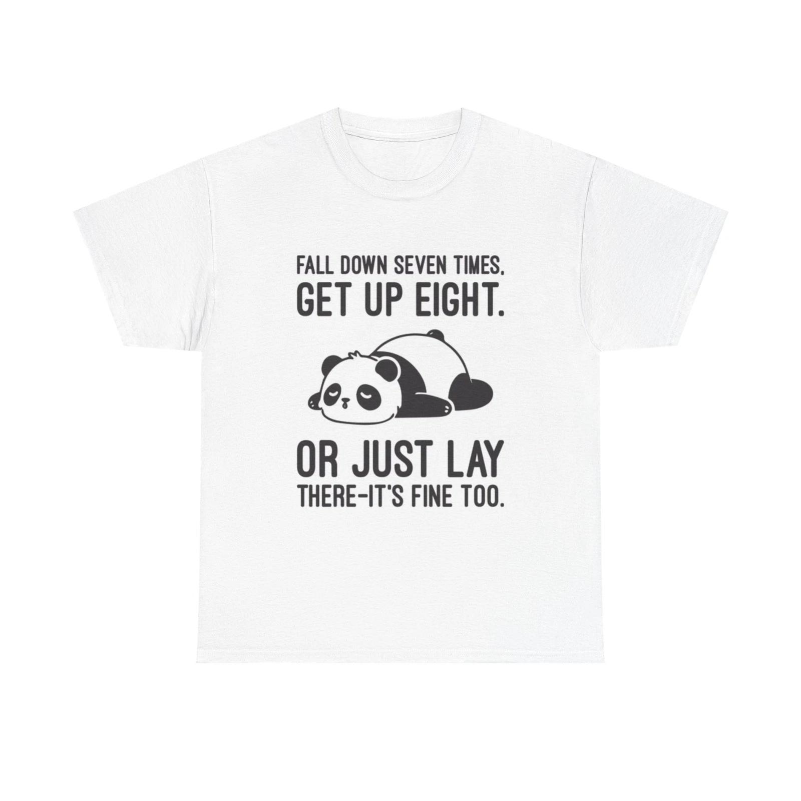 Men s and Women s T-shirts Panda Funny L