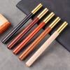 1pc Handcrafted Wooden Signature Pens, Long-lasting Use with Red, Blue & Black Ink Refills