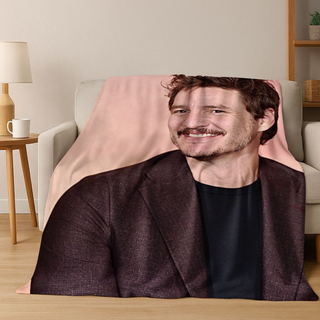 3D Jose Pedro Balmaceda Pascal Star Flannel Blanket Soft Warm Blanket for Bedroom Living Room Bed Travel Camping Picnic Gift