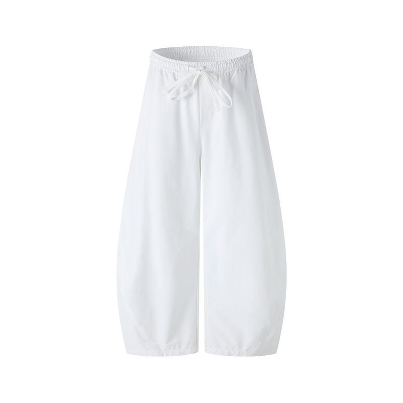 Men's American-Style Straight-Leg Wide-Leg Casual Pants for Men and Women, 2025 Autumn New Loose Simple Sports Parachute Pants Trendy