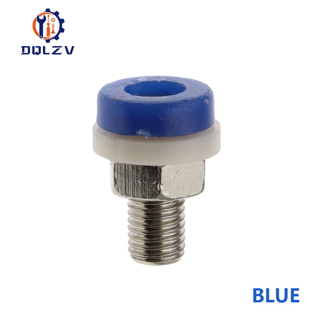 Brass 2MM Banana Socket Jack for Banana Plug Test Connector Insulated Socket Small Terminal Pure Copper Red Black Blue