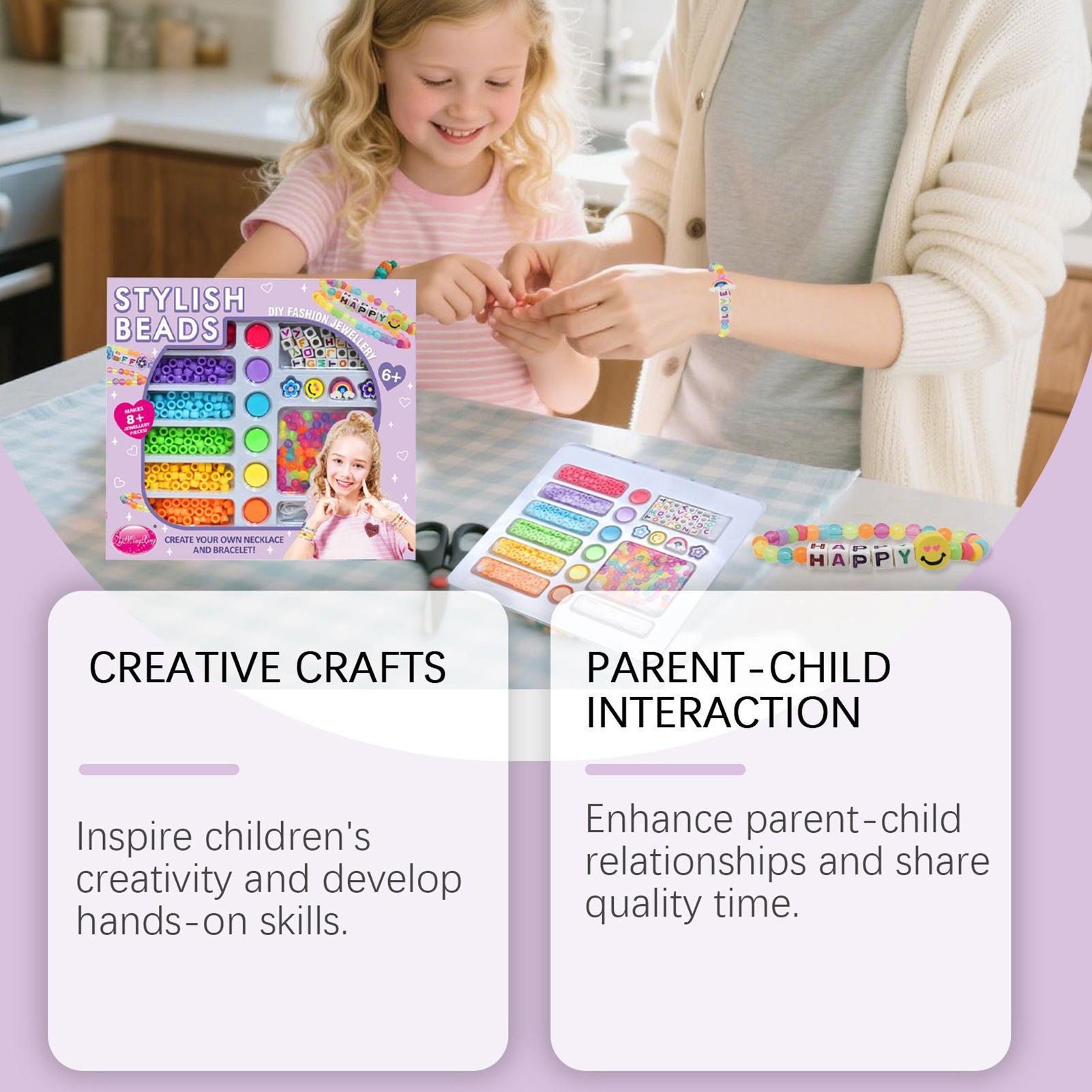 Girls Bracelet Making Kit Girls Bead Bracelet Charm Craft Set Beading Toys Fun Craft Supplies For Kids Teens Adults Beginners China Mainland