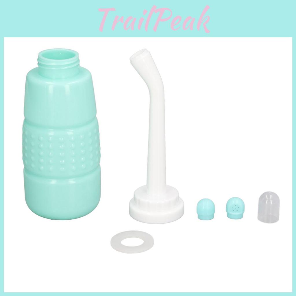 Capacity Bidet Handheld 350ml Bottle Soft Squeeze Angled Nozzle Sprayer Cleaner For Outdoor Travel