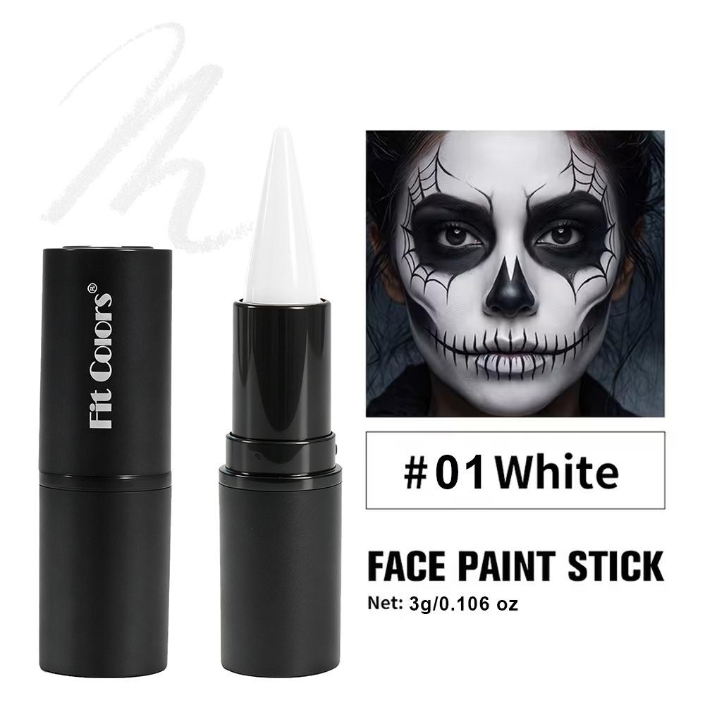 Matte Punk Black Lipstick Waterproof Long Lasting Lip Gloss Face Body Painting Gothic Dark Makeup Party Halloween Cosplay Makeup