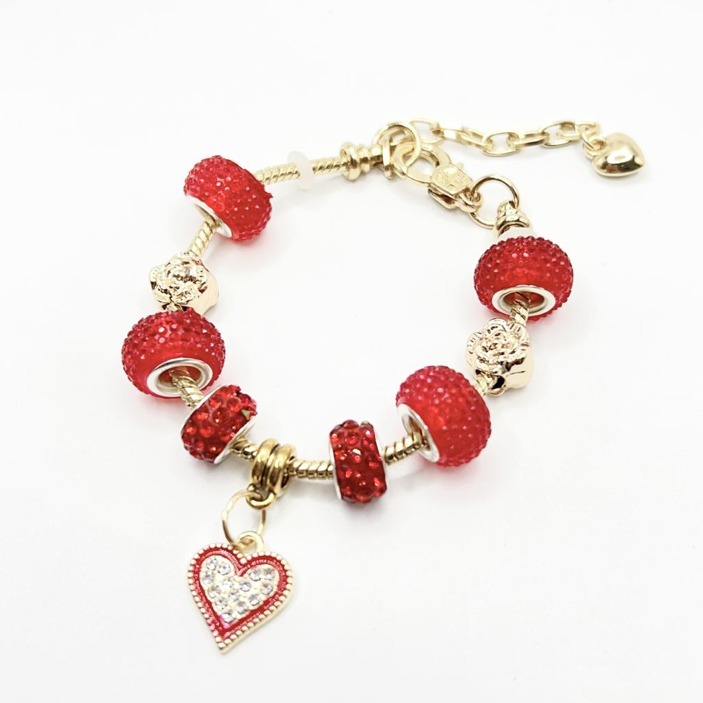 18K Gold-Plated Alloy Bracelet for Women - Charming Gold Flower Crystal Zircon Punk Valentine's Day Gift