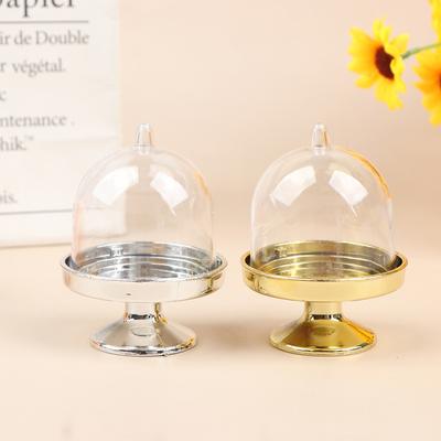 4Pcs Klar Candy Dessert Halter Cupcake Display Stand Tray Hochzeit Geschenk Boxs