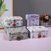 Secret Decorative Storage Box Small Metal Keepsake Container Tin Case with Lock and Key for Kids Girls Boys Gift Home Decoration