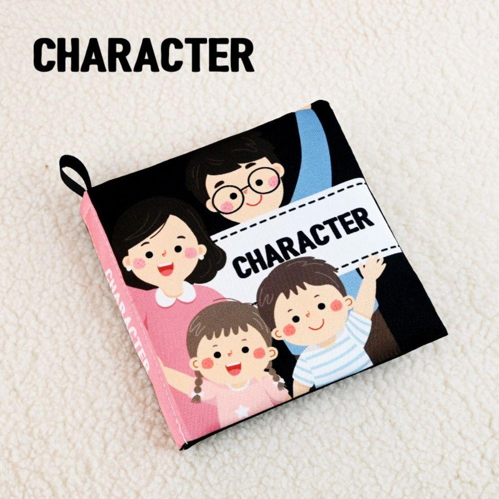 Not Be Torn Baby Cloth Book Interactive Soft Infant Book Toddler Toy Baby Words Book Parent-child