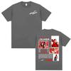 Camiseta de Tour del Álbum Puzzle de la Cantante Chiara Oliver Unisex Ropa para Mujer Moda Estética Camisetas Casuales Cuello Redondo Camiseta de Algodón
