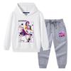 Casual Loose Hoodie Fashion Printed Set Comfortable Clothing Sets Girls
