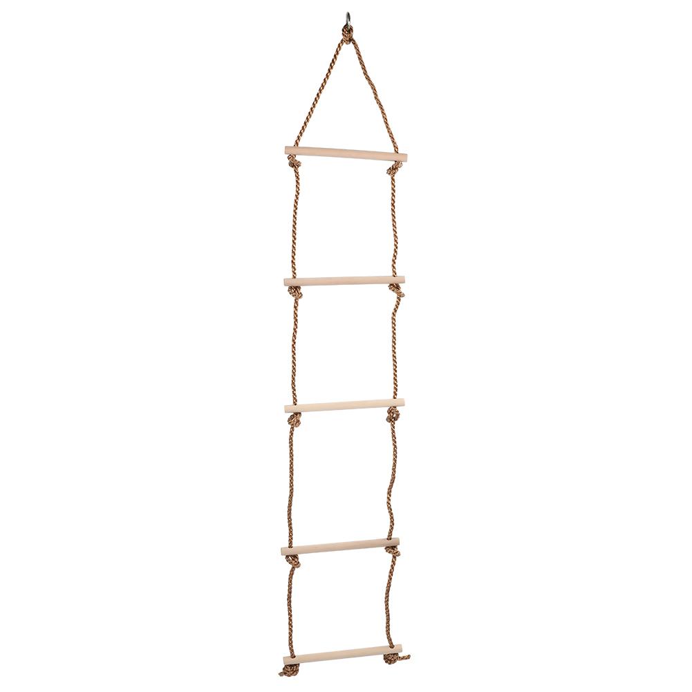 5 Wooden Climbing Rope Ladder Children Fitness Toy Outdoor Sports Toy Amusement Equipment