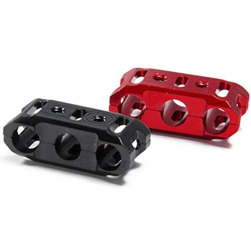 GRmkt RC Car Cable Manager Clamps for Driftpack Motor Wires (TT01/TT02), Red, 10AWG, Set of 2