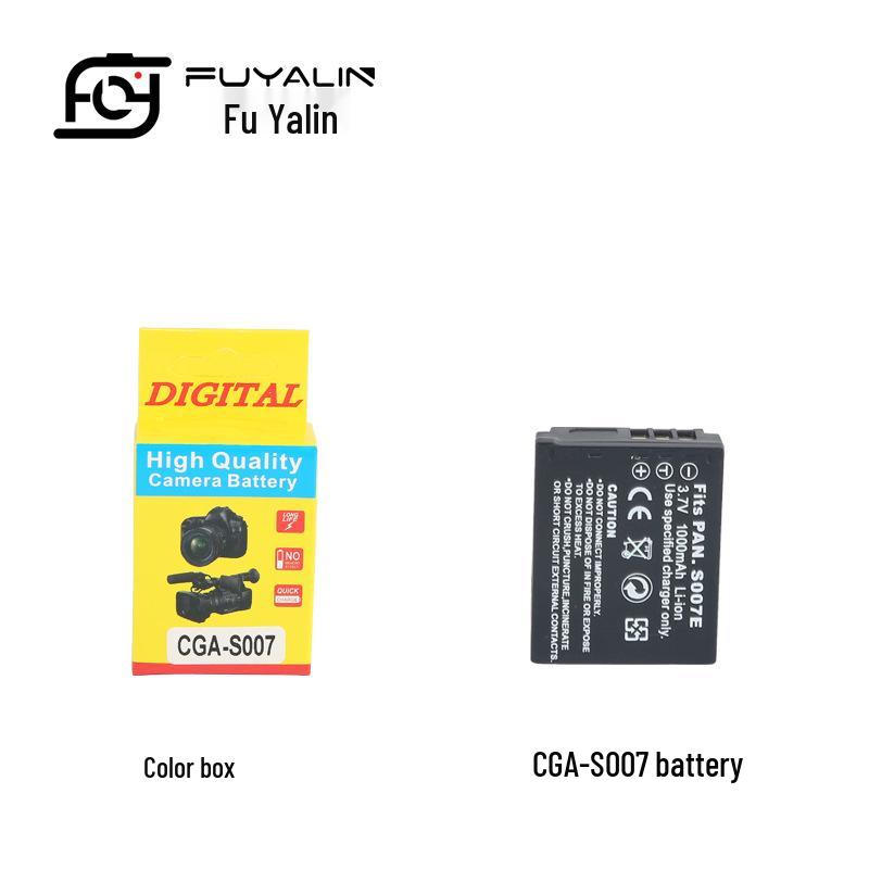 S007 Battery for Panasonic TZ1-TZ30 Cameras