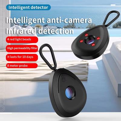 Gizli Kamera Dedektörü Kızılötesi Tarayıcı Taşınabilir Delikli Gizli Lens Algılama Aygıtı Gözetleme Önleme Güvenlik Koruması