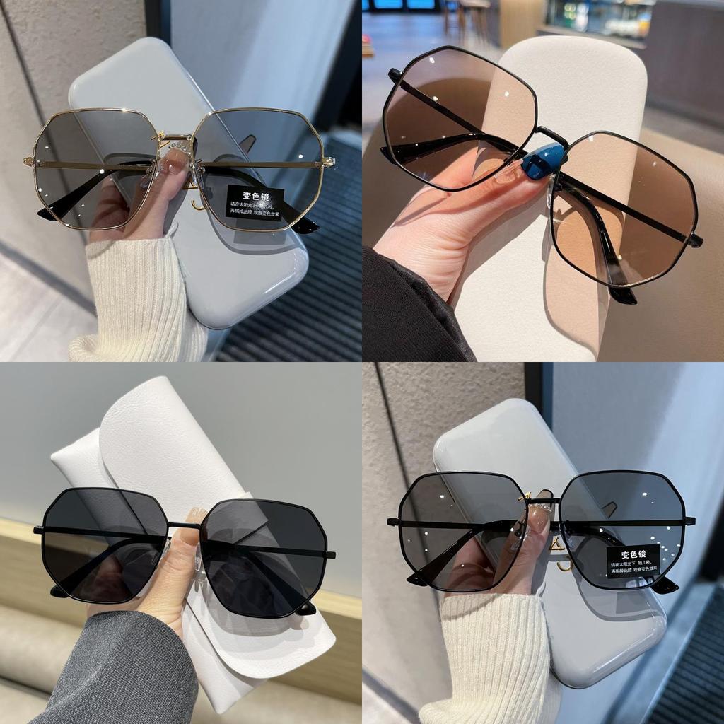 Square Frame Uv Protection Sunglasses For Men And Women With Trendy Style