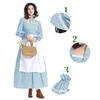 Halloween Floral Pattern Costume For Women With Polyester Mix Material For Parties