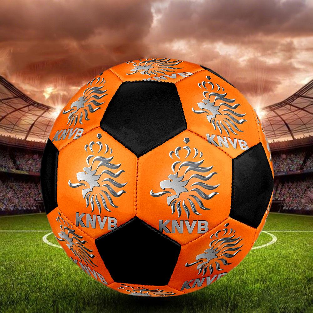 1pc KNVB Soccer Ball Size 5 Indoor Soccer Ball Fashion Colorful Backyard Game - Great For Sports Fans Gift HE66