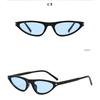 Ladies glasses, small frame triangle fashion sunglasses, metal hinges