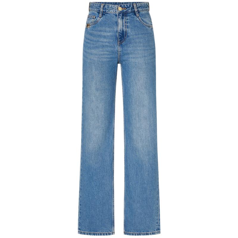 

MO&Co. Женские джинсы с высокой посадкой и прямыми штанинами XS 25