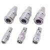 Mook Air Coupler Set of 3, One-Touch Plugs and Sockets for 8mm, 10mm, and 12mm Outer Diameter Air Hoses (SP+PP30, 6.5mm Inner Diameter, 3-Pair)