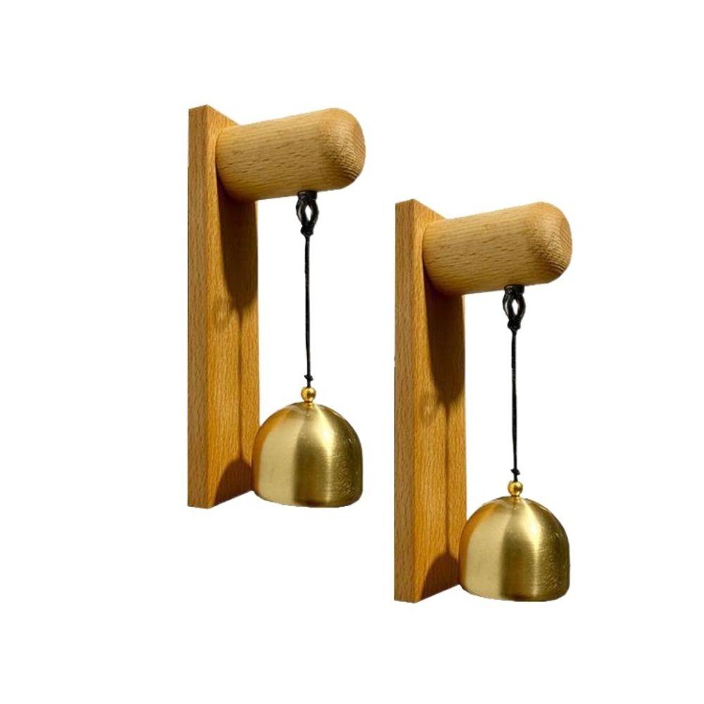 Wooden Shopkeepers Bell Door Opening Wind Chime Elegant Door Bell  for Business Garden