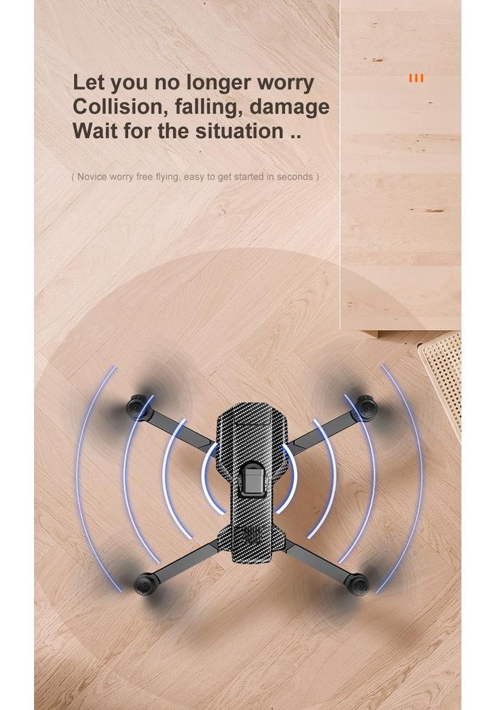 K919MAX 4K Drone with Three-Axis Gimbal, Obstacle Avoidance, and Screen Control for Aerial Photography