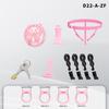 Inverted Male Chastity Cages Pink Chastity Cage Lock Set Negative Sissy Cock Cages SM Bondage Fetish Sex Toys for Mens