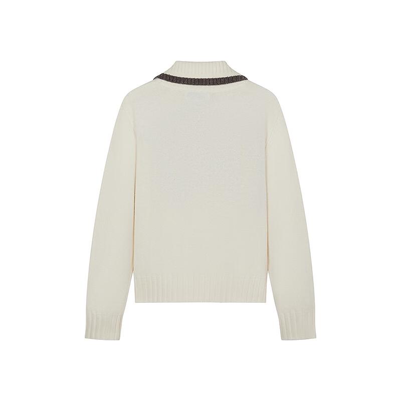 Teenie Weenie Women's Jacquard Polo Knit Sweater