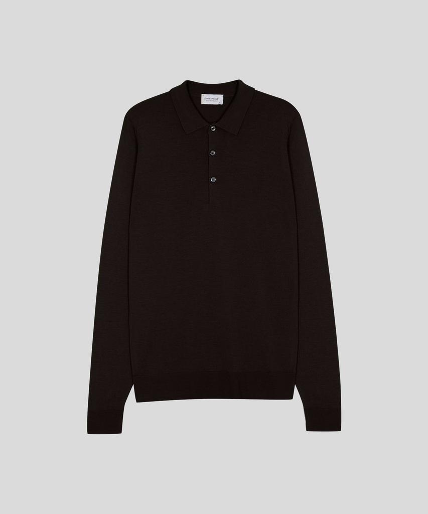JOHN SMEDLEY Belper Extra Fine Merino Wool Standard Fit Polo Knit Core 10 Colors (A Type)