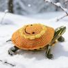 Tortoise Sweater Sunflower Design Warm Knitted Costume With Adjustable Elastic Strap Pet Costume Sweater For Small Animal Winter