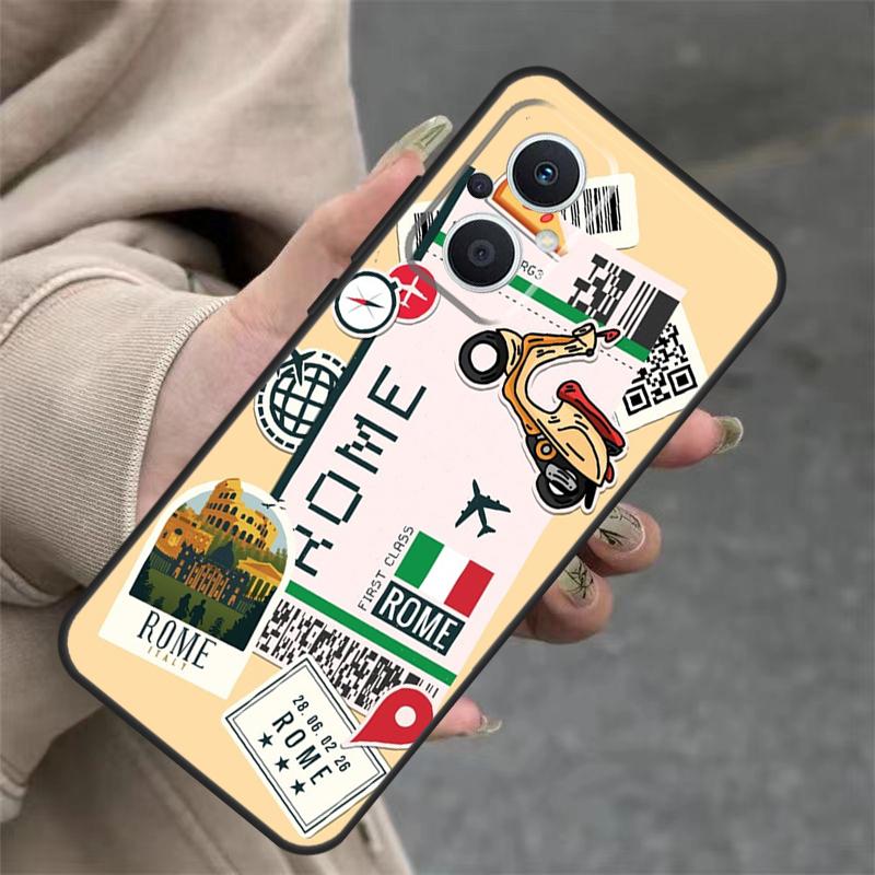 

Кейс-обложка для посадочного талона Tokyo для OPPO Reno 14F 13F 12F 11F 10 12 13 14 Pro 7 8 Lite OPPO Find X5 X6 X8 X9 Pro OPPO Reno14