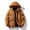 M-8XL Big Yards Stand-up Collar Cotton Jacket Men and Women Section of The Winter Loose Cotton Clothing Bread Clothing Solid Color Cotton Jacket