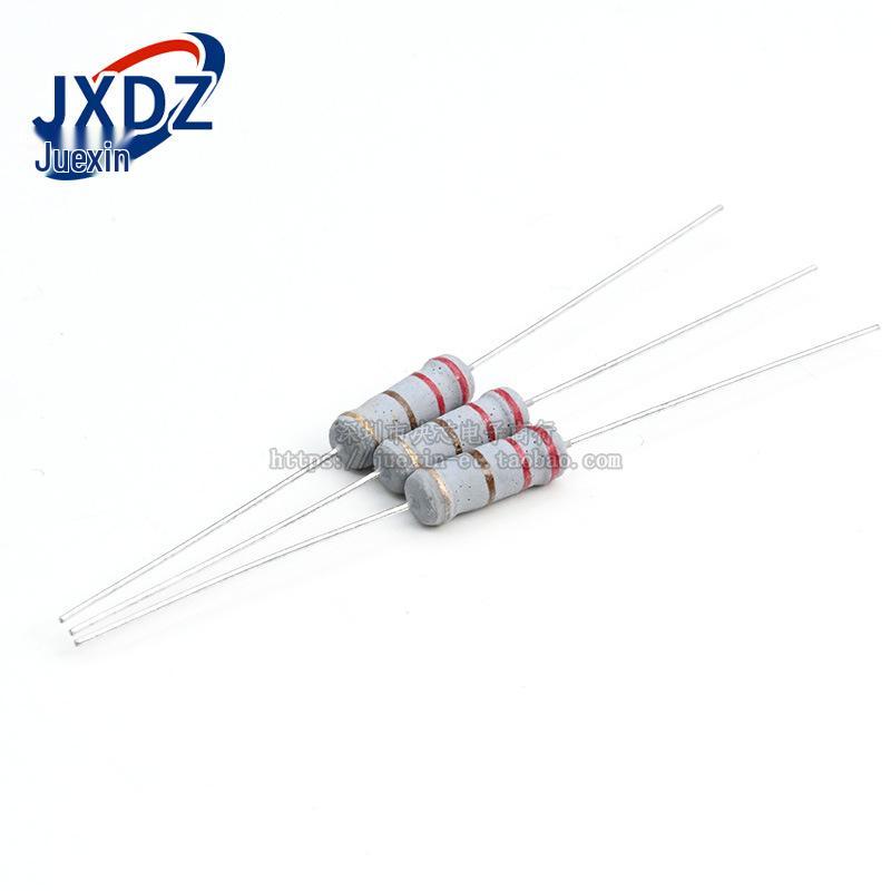 1W Oxide Film Resistor Set: 10R, 15R, 20R, 24R, 30R, 36R, 47R, 56R, 68R, 75R, 82R, 5% Tolerance