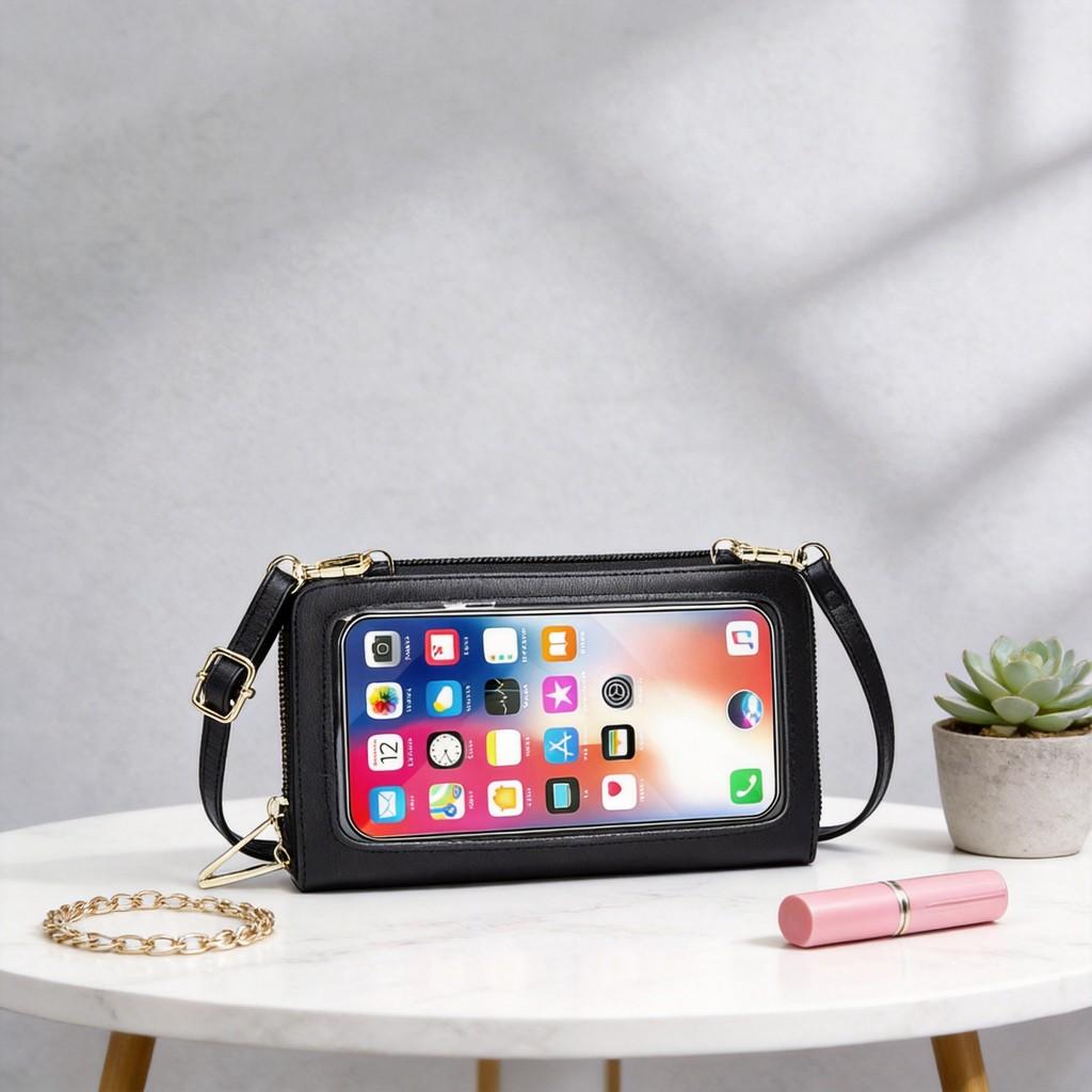 Rfid Wallet Phone Purse With Zipper Closure For Womens Daytoday Carry