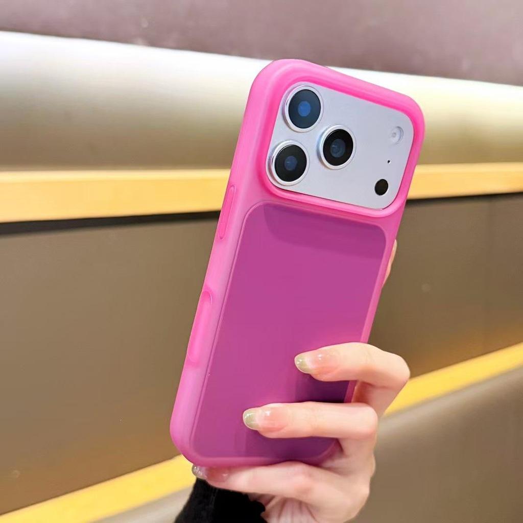 Compatible with Apple 17 Pro Max iPhone 16/15 Anti-fall Frosted Ice Cream Jelly Phone Case
