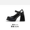 Spot~~ Black Mary Jane shoes women's 2025 spring new retro high heels Japanese jk shoes French single shoes